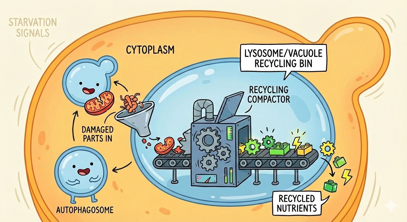 Autophagy illustration