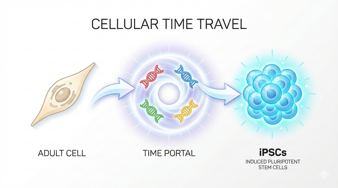 Yamanaka factors illustration